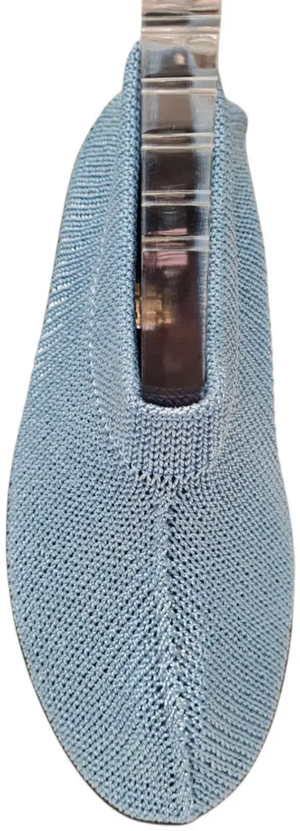 Q Fit Julia Licht Blauwe Dames Pantoffels - Blauw - 42 - afbeelding 2 van 4
