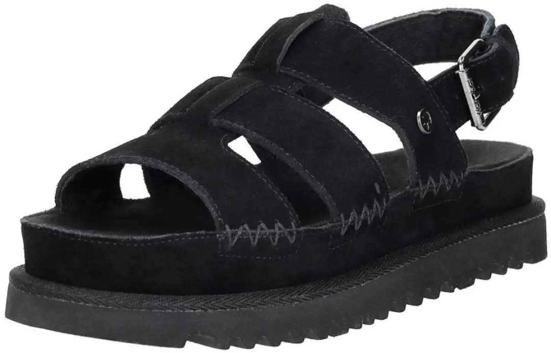 Warmbat Wenlock Women Sandalen Plat - zwart - Maat 38 - afbeelding 3 van 6