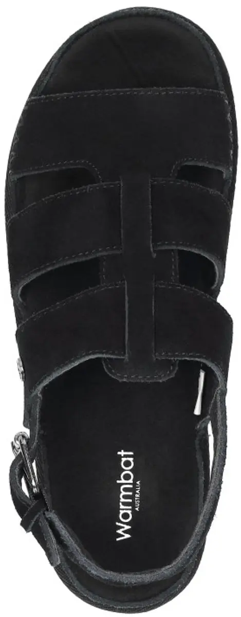 Warmbat Wenlock Women Sandalen Plat - zwart - Maat 38 - afbeelding 4 van 6
