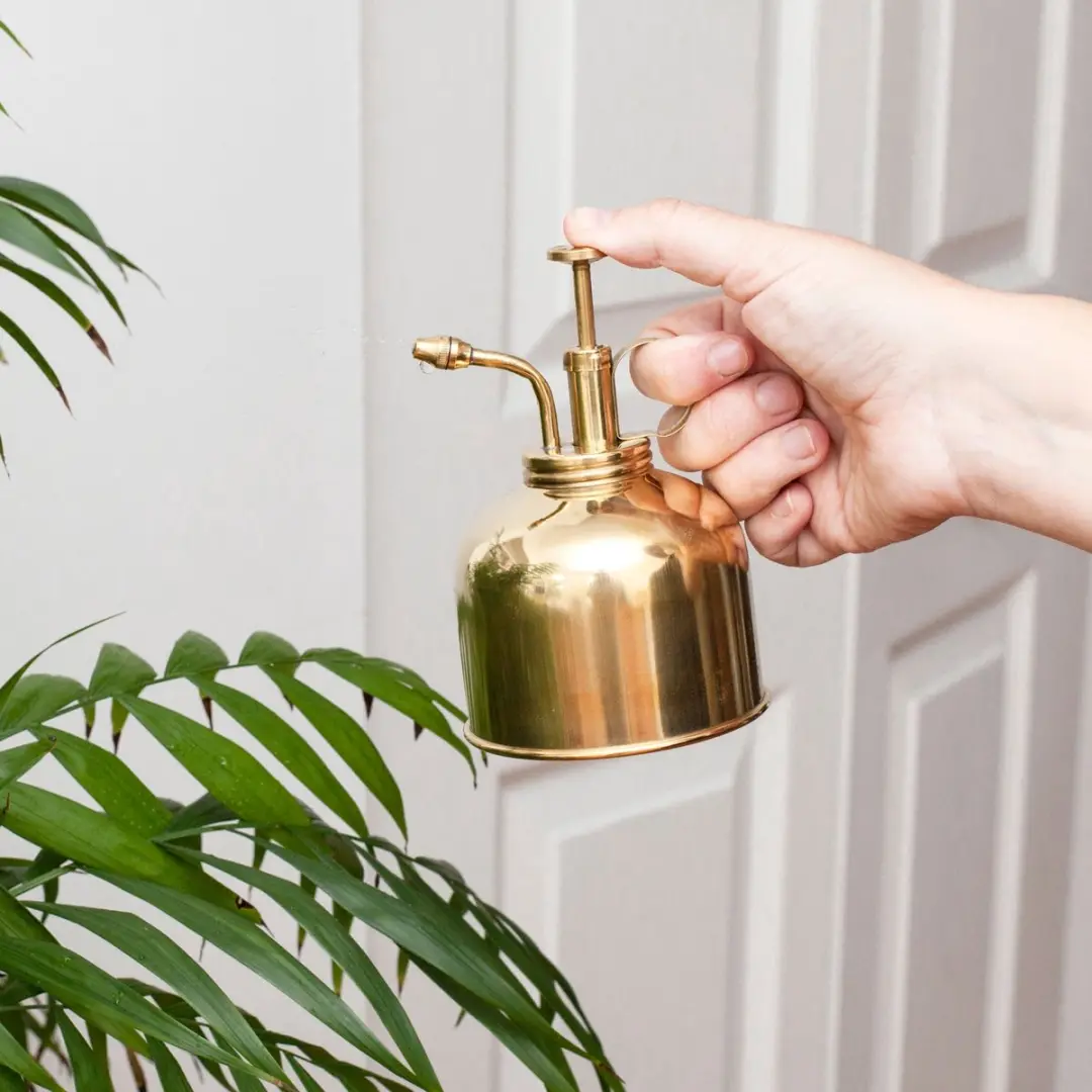 Kikkerland Vintage plantenverstuiver 0,3L - Goud - afbeelding 5 van 5