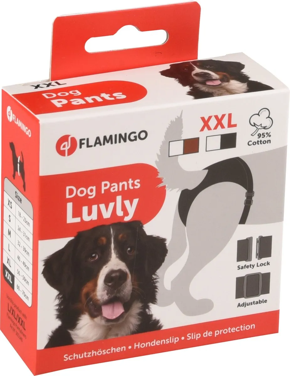 Flamingo Luvly Slip Vrouwelijk Loopheidsbroekje XXL