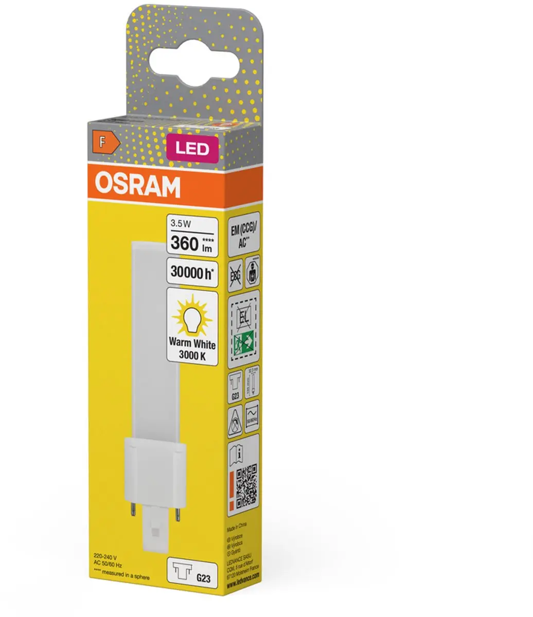 Osram Dulux LED G23 3,5W 3000K - afbeelding 4 van 6