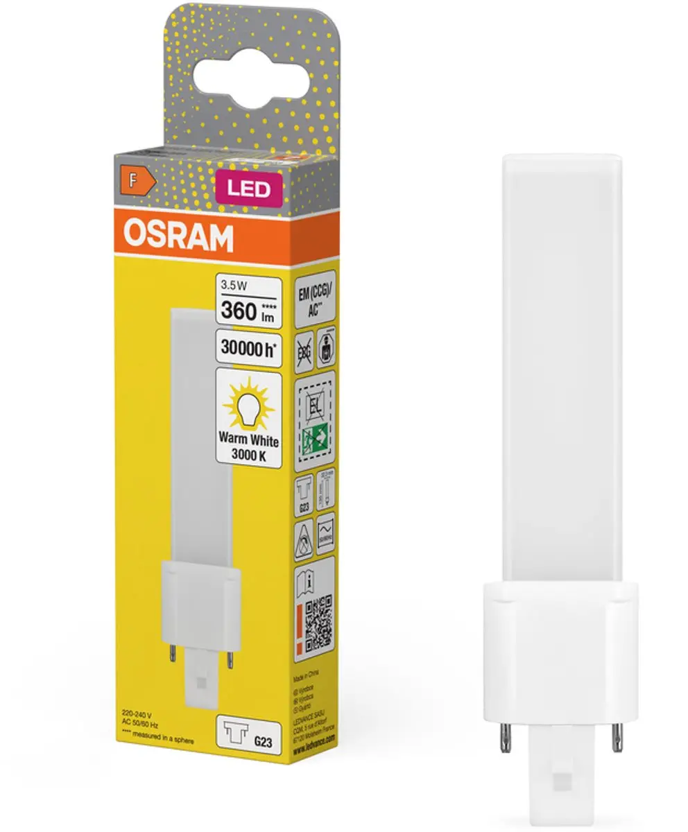 Osram Dulux LED G23 3,5W 3000K - afbeelding 3 van 6