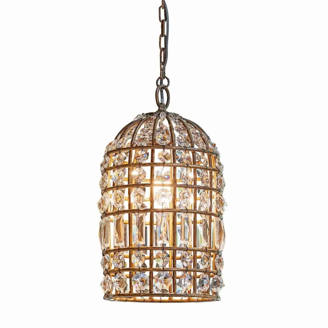 Loberon Phyllis hanglamp antiekbruin - afbeelding 2 van 6