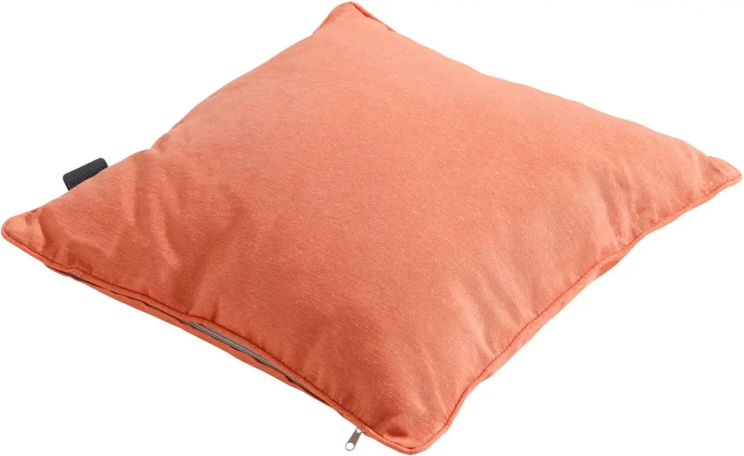 Sierkussen paspel ca.45x45cm Panama flame orange 2 stuks