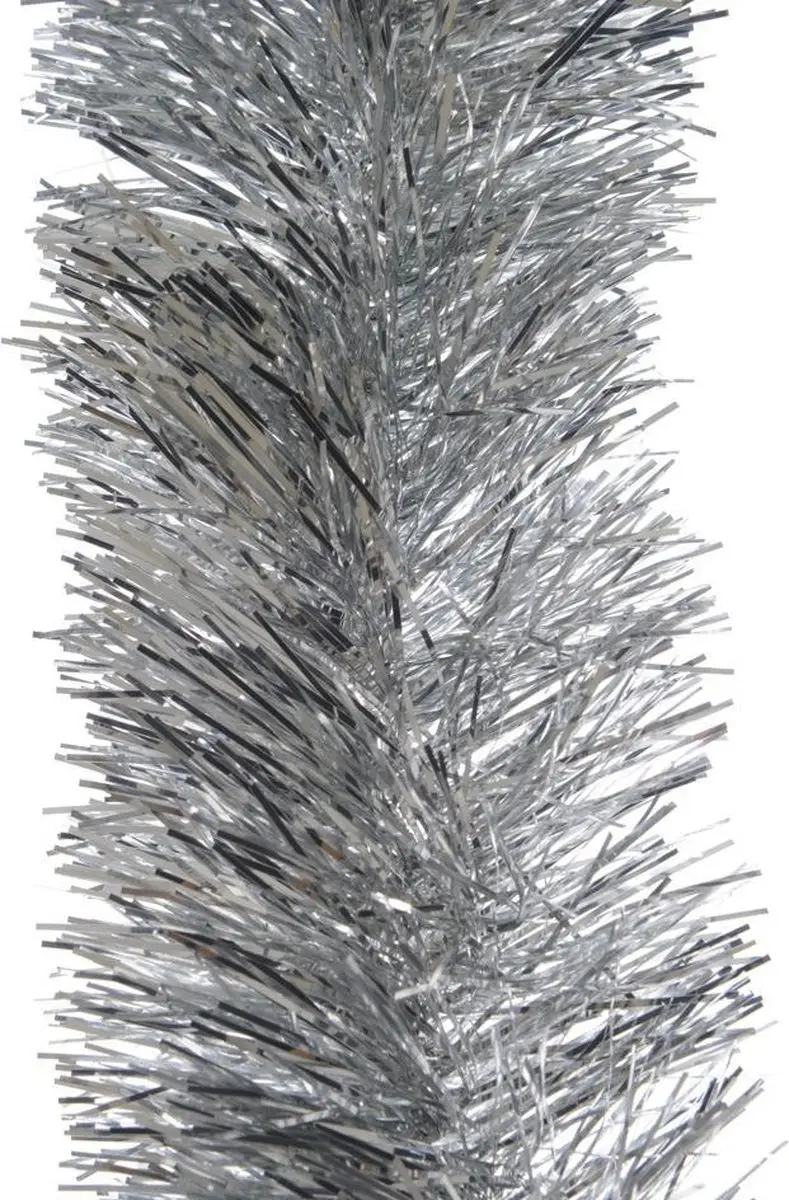 Decoris Lametta Guirlande Zilver 10x270cm - afbeelding 3 van 3