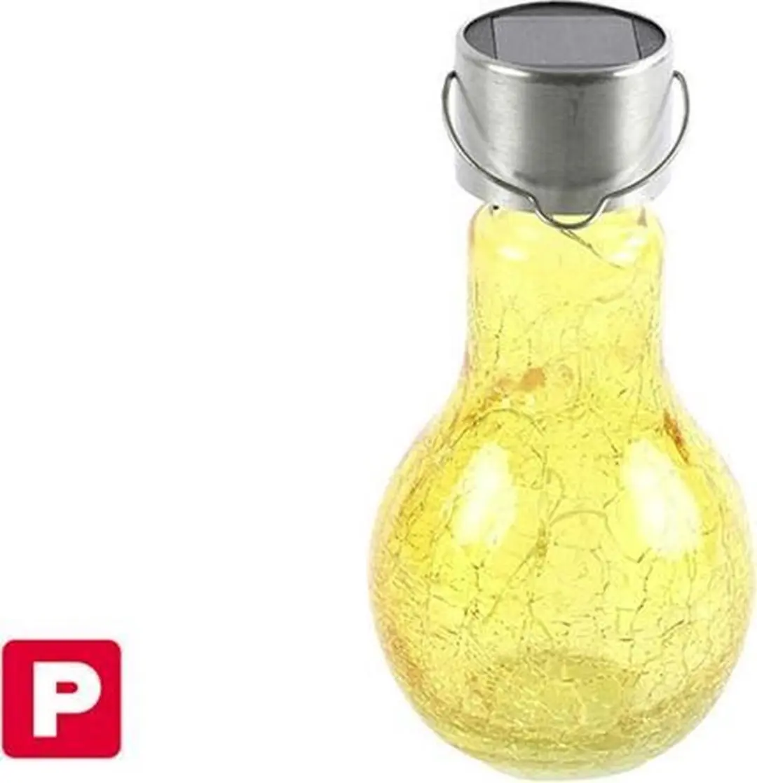 Countryfield LED Solar Hanglamp Geel - afbeelding 2 van 3