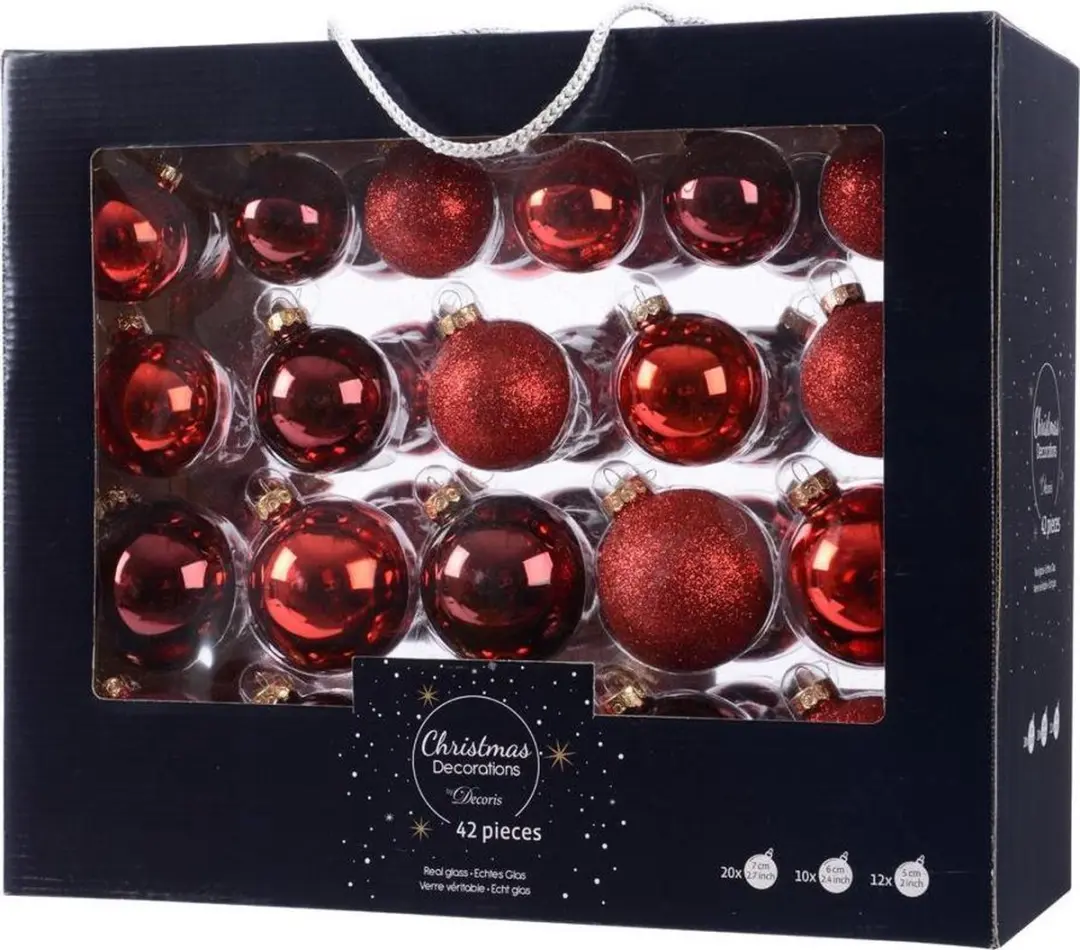 Decoris kerstballen mix