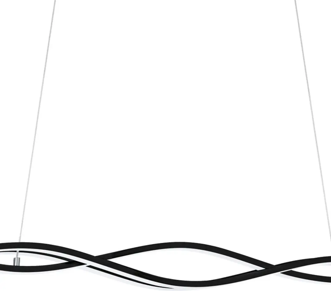 Eglo Lasana 3 Hanglamp 98.5cm Zwart/Wit - afbeelding 3 van 6