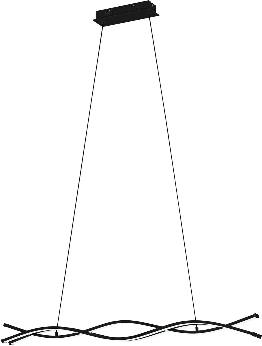 Eglo Lasana 3 Hanglamp 98.5cm Zwart/Wit
