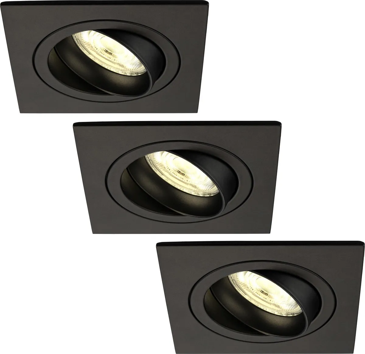 Ledvion Sevilla 3x Inbouwspot Dimbaar 3W 2700K