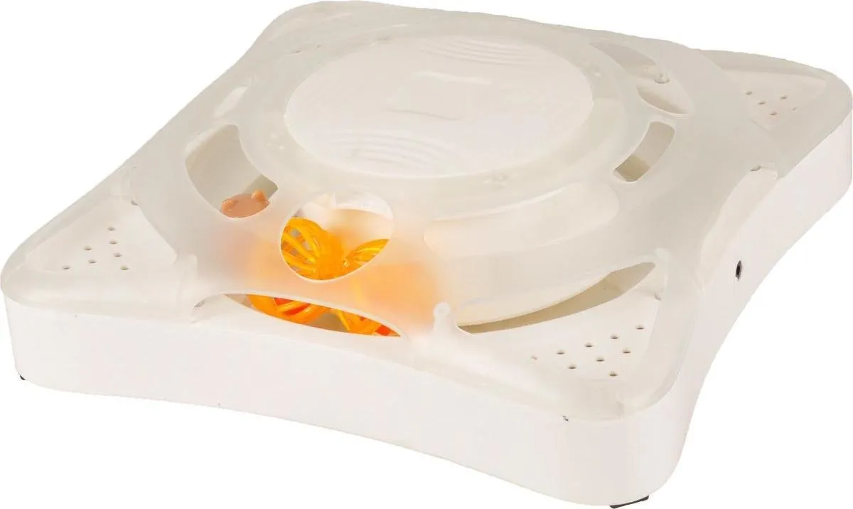 Flamingo Kattenrolspeelgoed Orbit 26x26x8cm - Wit