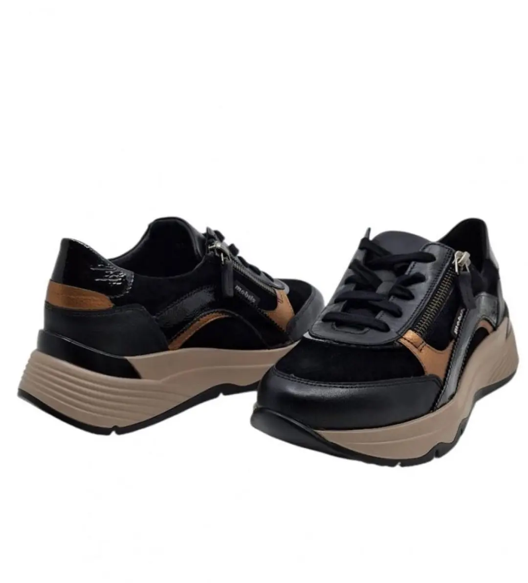 Mephisto - LAONIE - Lage sneakersDames sneakers - Kleur: Zwart - Maat: 39 - afbeelding 3 van 6