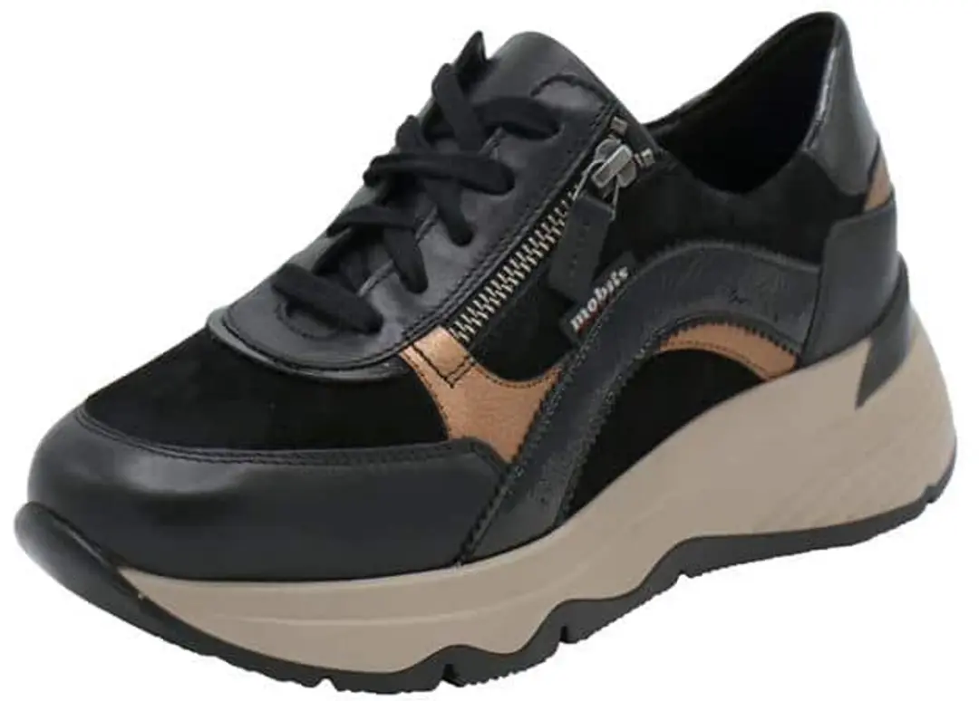 Mephisto - LAONIE - Lage sneakersDames sneakers - Kleur: Zwart - Maat: 39 - afbeelding 2 van 6