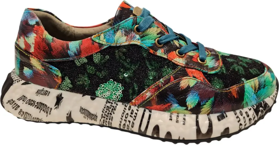 Laura Vita Burton 45 Kaki Dames Sneakers