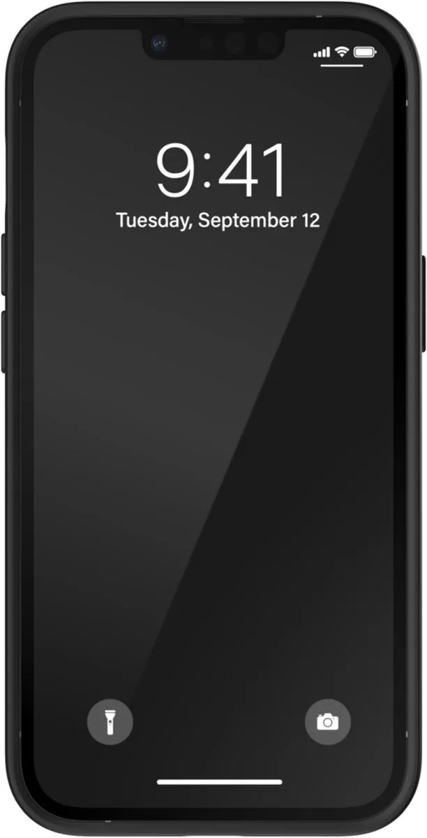 Adidas Moulded Case BASIC iPhone 14 Hoesje - Zwart