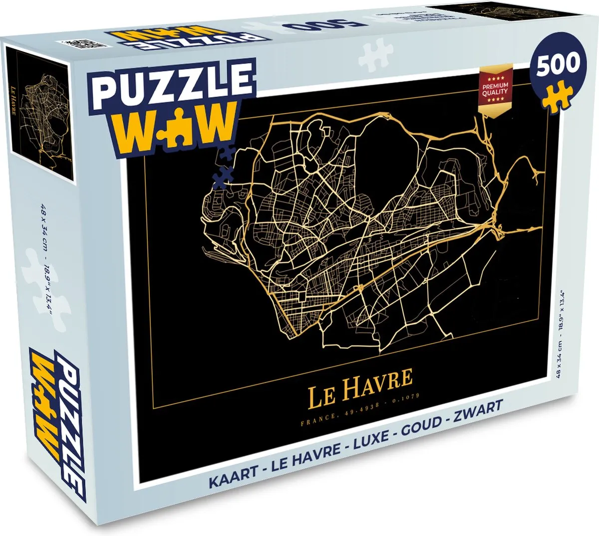 PuzzleWow Le Havre Puzzel 500 Stuks