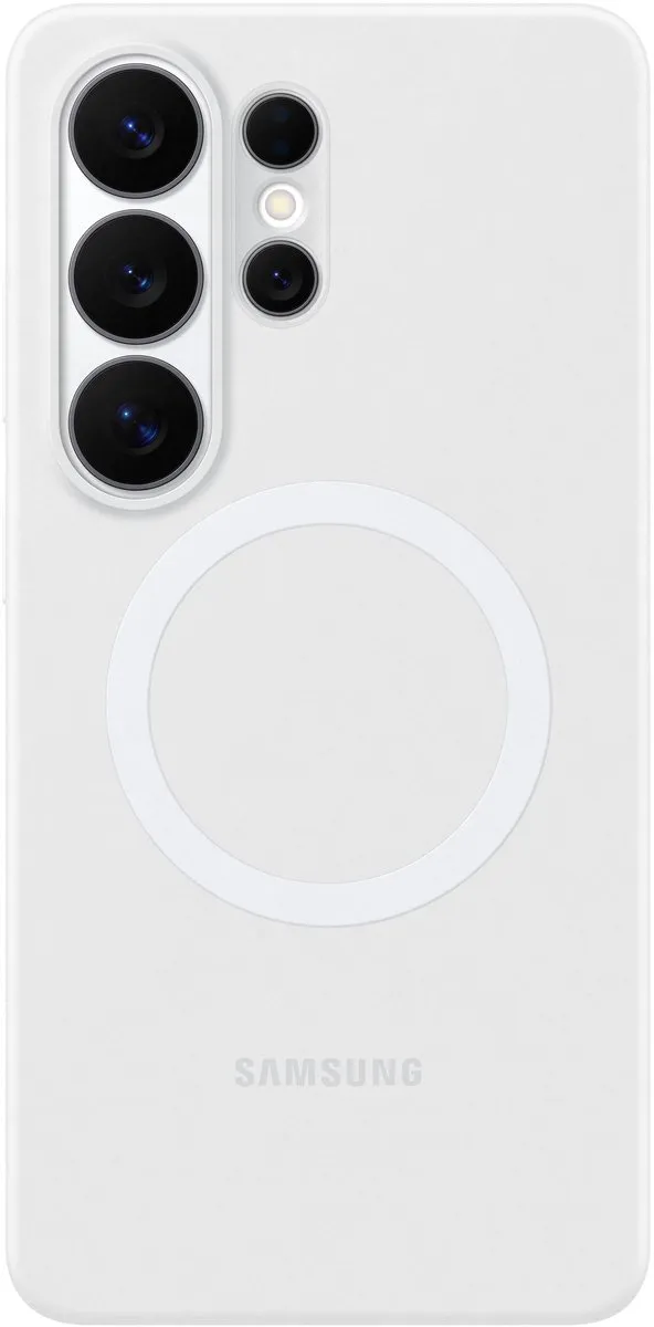 Samsung Galaxy S26 Ultra Silicone Magnet Hoesje - Wit EF-ES948CWEGWW