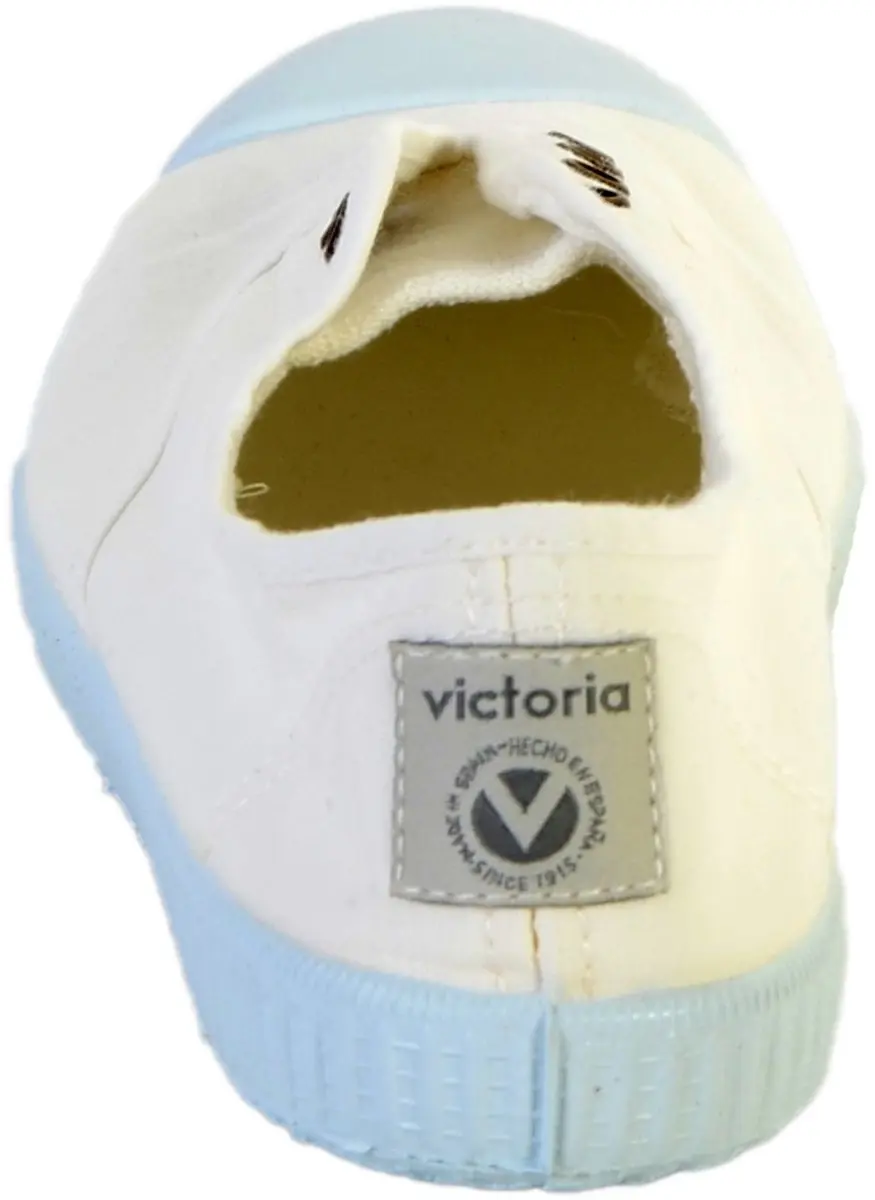 Victoria 1915 Anglaise Toile Lavée Dames Sneakers - Wit - afbeelding 2 van 6