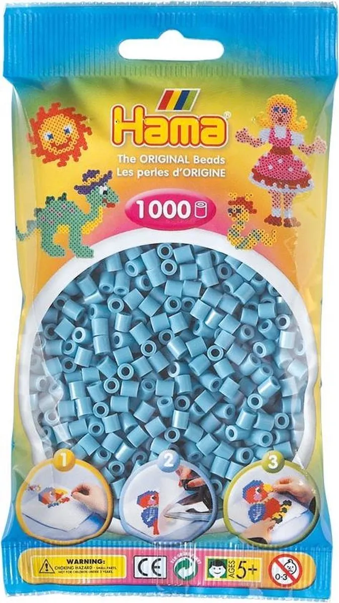 Hama Strijkkralen Turquoise - 1000 Stuks
