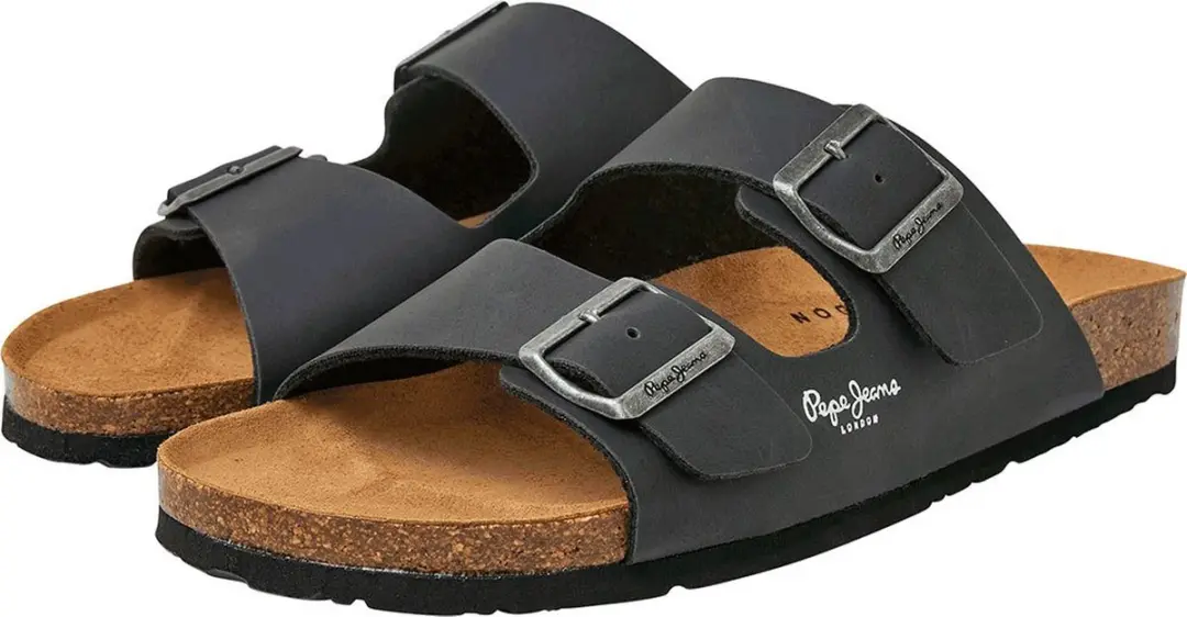 Pepe Jeans Bio Double Kansas Sandalen Zwart