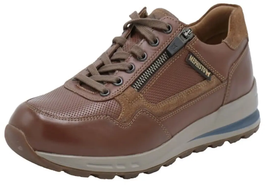 Heren Veterschoenen Mephisto Bradley Chestnut Cognac - Maat 7½ - afbeelding 2 van 6