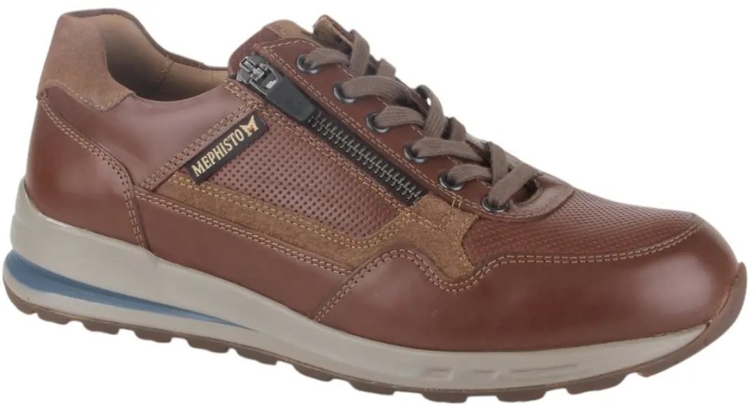 Heren Veterschoenen Mephisto Bradley Chestnut Cognac