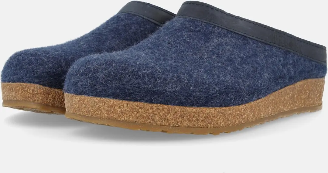 Haflinger Grizzly Torben - Pantoffels Dames - Pantoffels Heren  - Jeans - Maat 39 - afbeelding 5 van 6