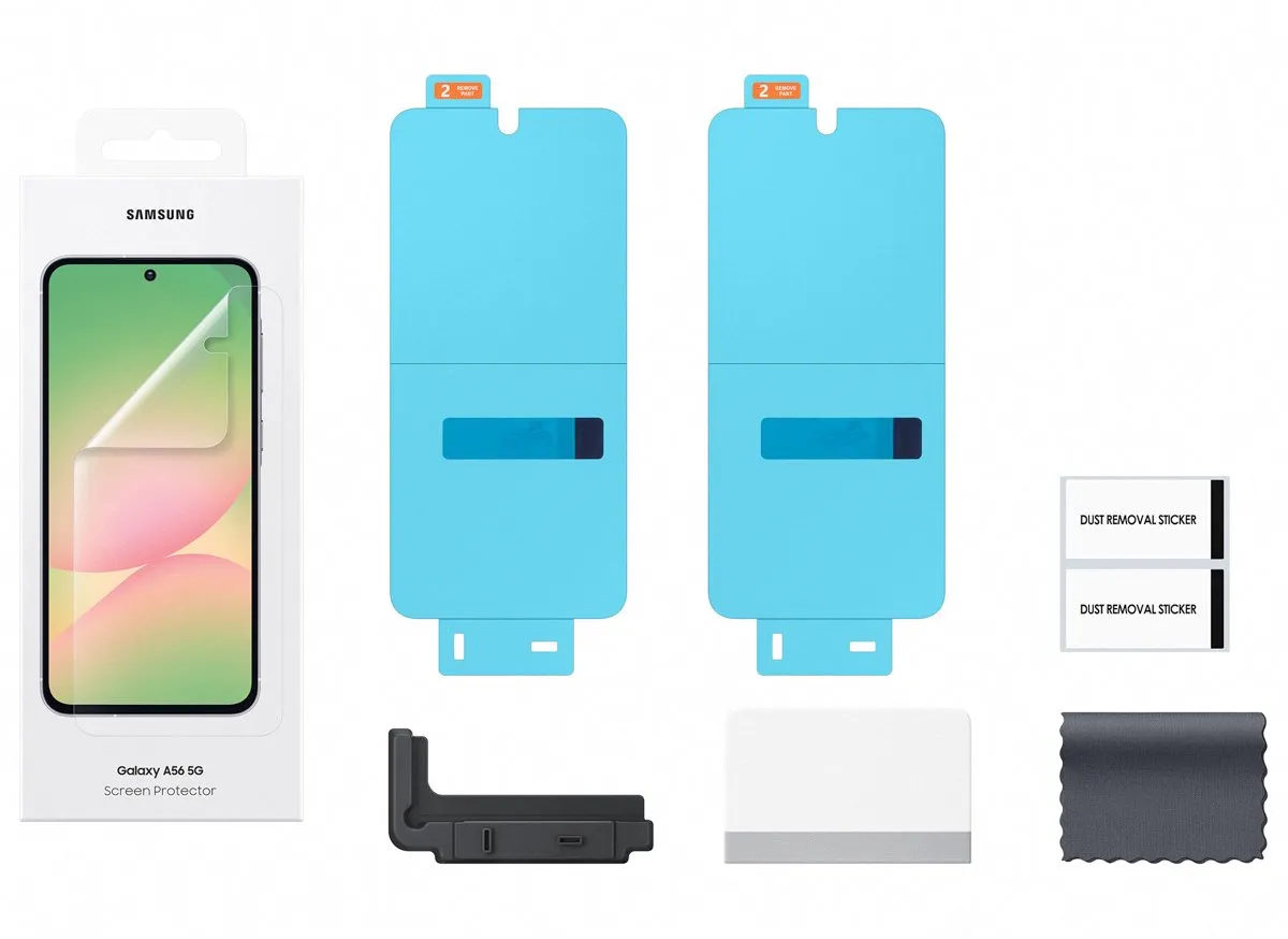 Samsung Galaxy A56 Screenprotector - 2 Stuks - Transparant