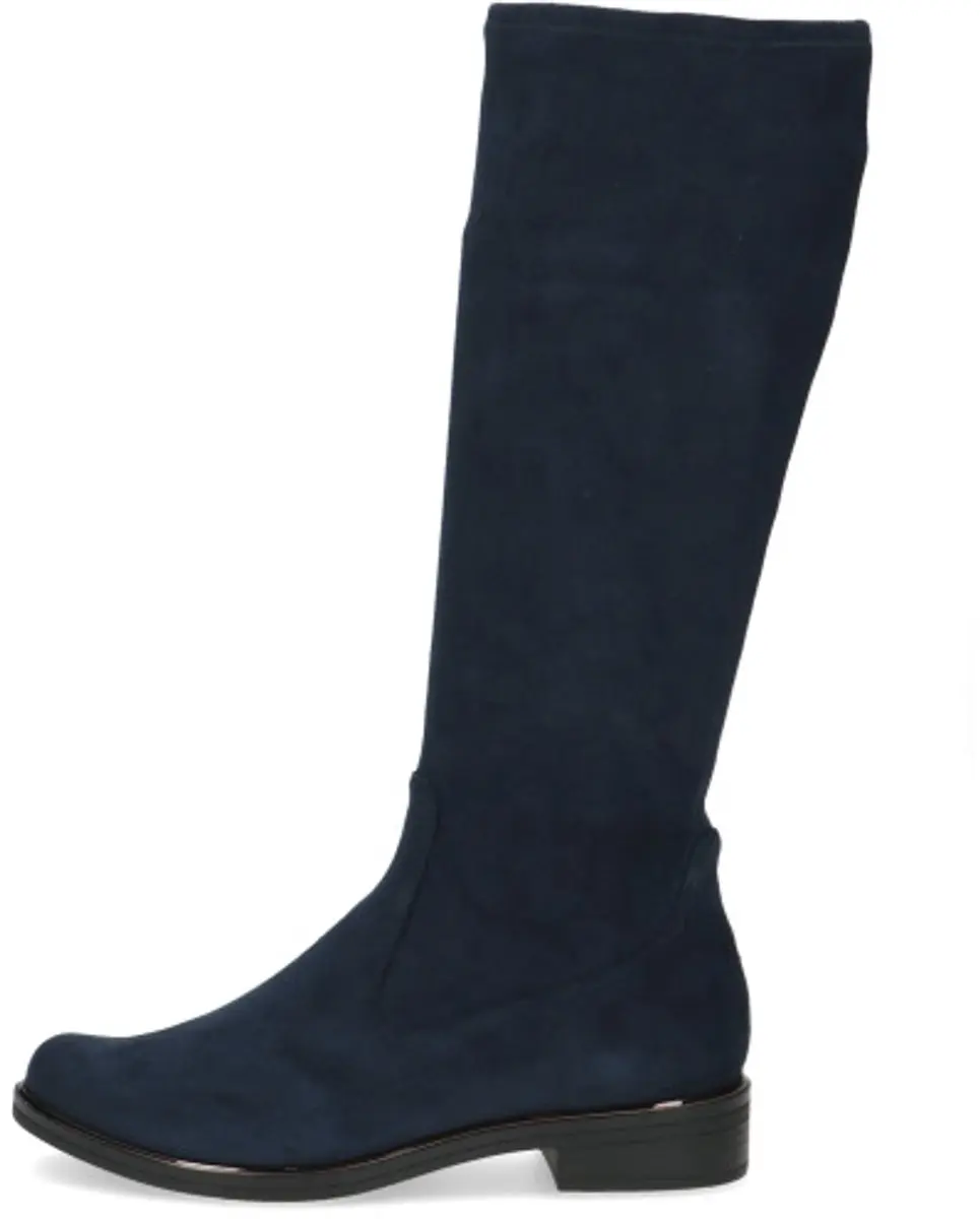 Caprice Donkerblauwe Stretch Laarzen Dames - Blauw - 38.5 - afbeelding 3 van 6