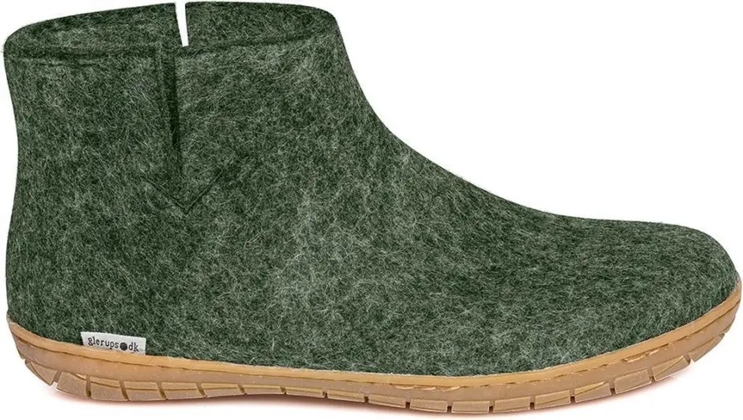 Glerups Laars met rubber zool-Groen-42