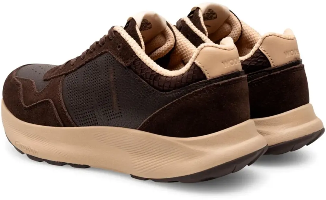 Woden Mathilde Runner Leather Schoenen Bruin - afbeelding 4 van 4