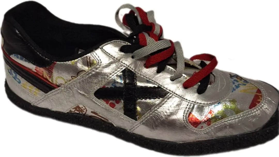 MUNICH- GOAL-SNEAKER- SILVER-3COLORSTRINGS-45