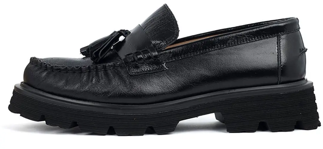 Babouche Bizou-105 loafer zwart, 39 / 6