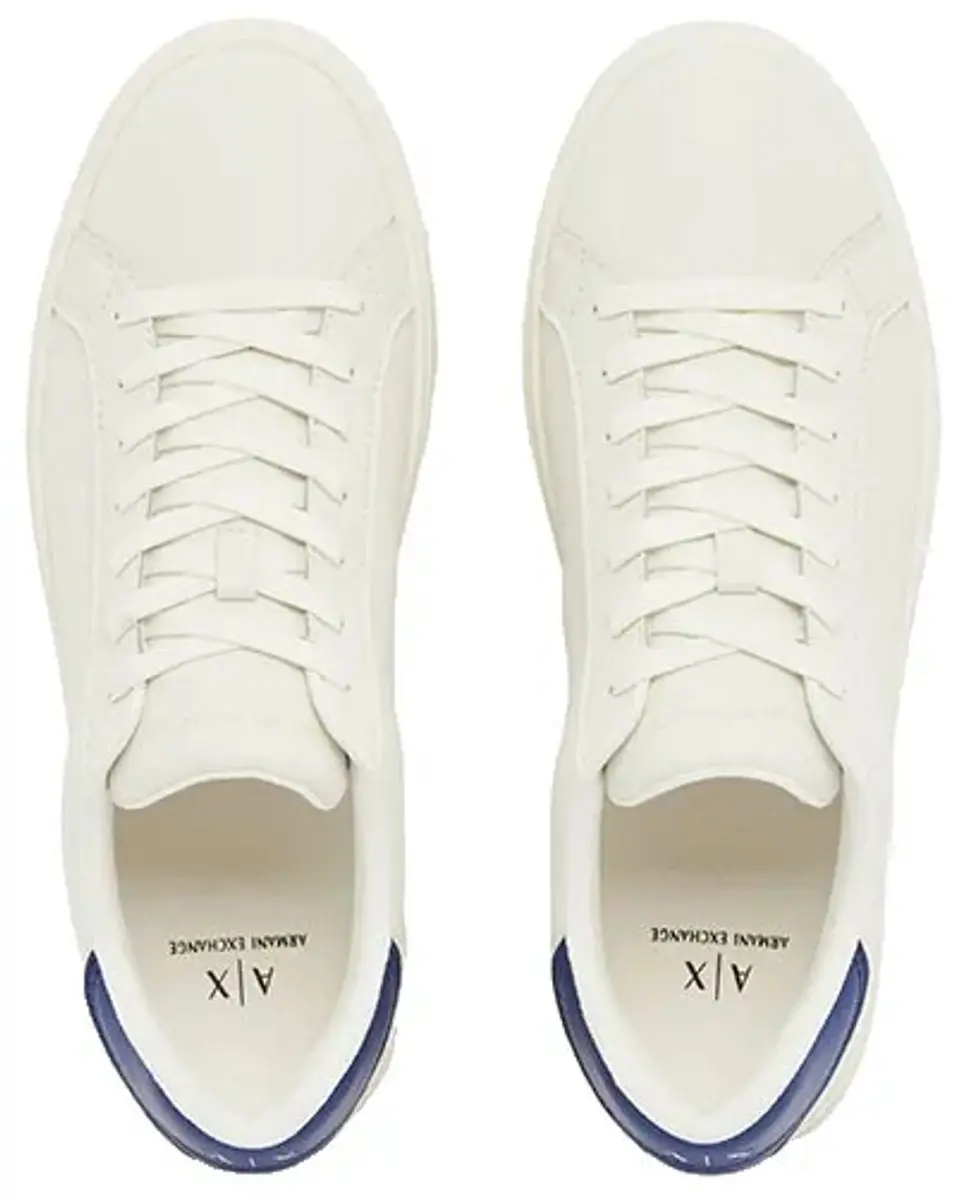 Giorgio Armani Exchange Essential Leather Schoenen - Wit - afbeelding 3 van 4