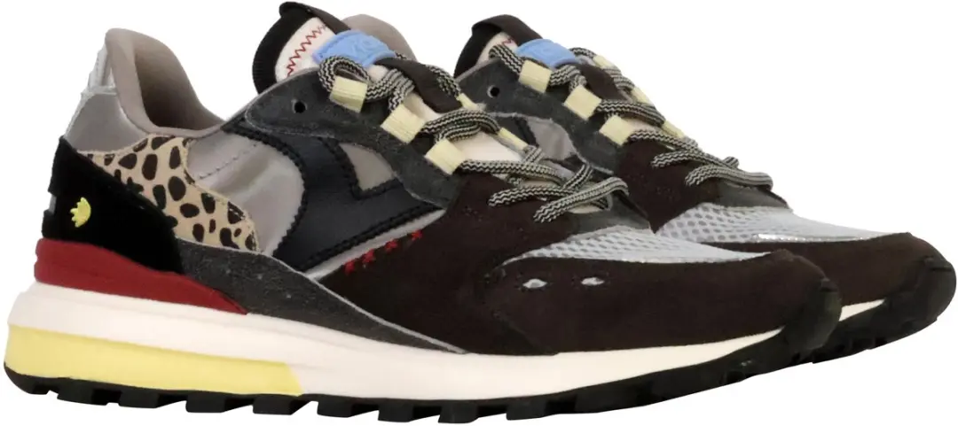 Victoria Luna Lage Leren Damessneakers - Zwart - afbeelding 6 van 6