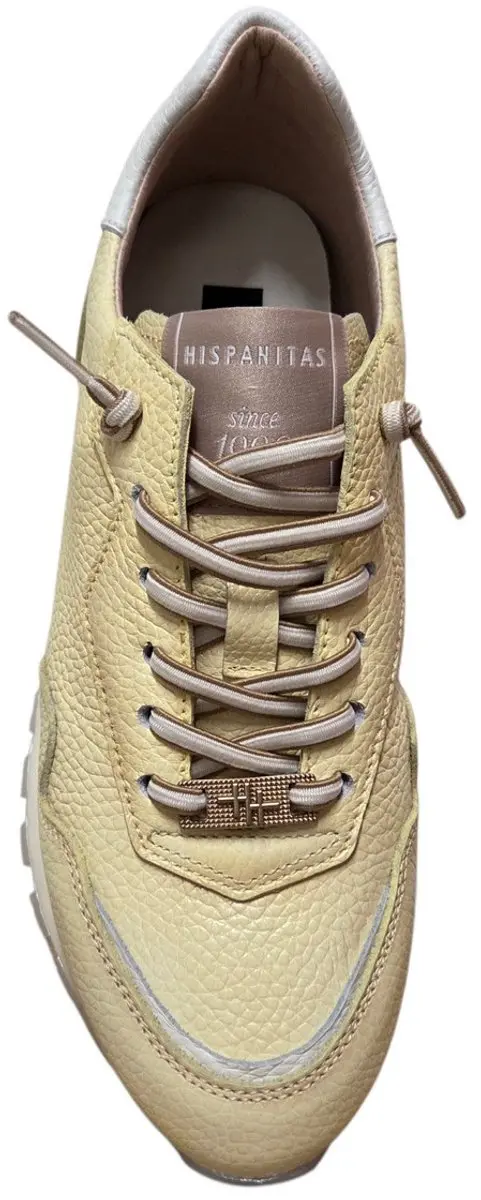 Hispanitas HV264847 C002 Sneakers Geel Leer Dames - Geel - 39 - afbeelding 4 van 6