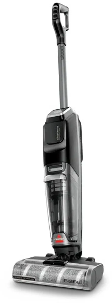 BISSELL CrossWave® OmniForce™ Select Vloerreiniger - Draadloze Stofzuiger met Dweilfunctie - Vlekkenreiniger voor Harde Vloeren - Snoerloze Steelstofzuiger - 2 in 1 Vacuum Cleaner met LED - Extra Krachtig 31aW - ZeroGap Technologie™ - 3912N
