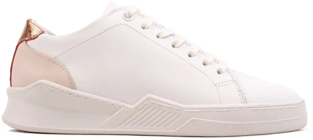 Omnio spencer city sneakers dames wit/rose leer