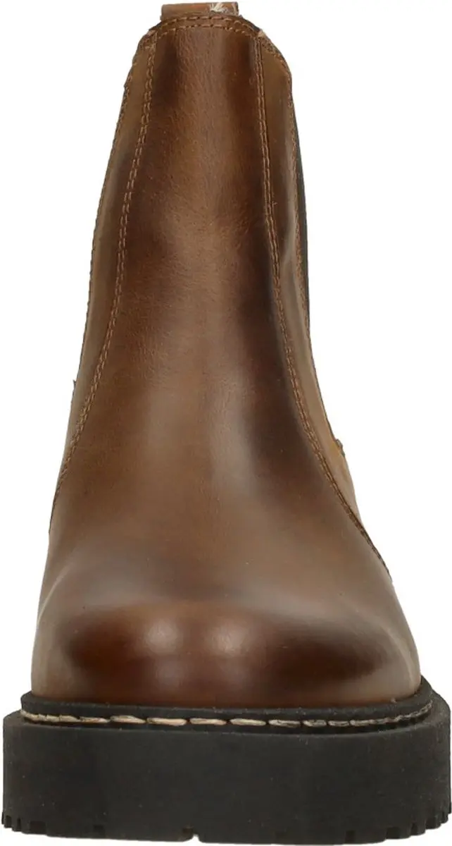 Palpa Riviera Enkellaarsjes Plat - Cognac - afbeelding 6 van 6