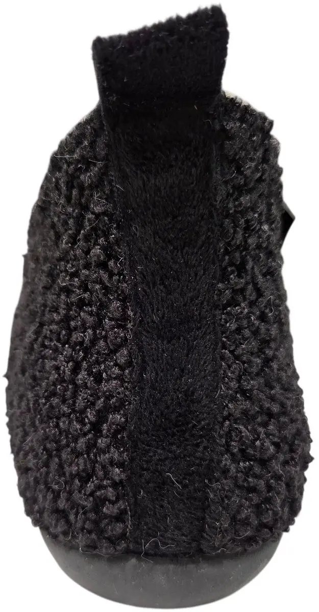 Q Fit Lieke Zwarte Gesloten Dames Pantoffels - Zwart - 38 - afbeelding 3 van 4