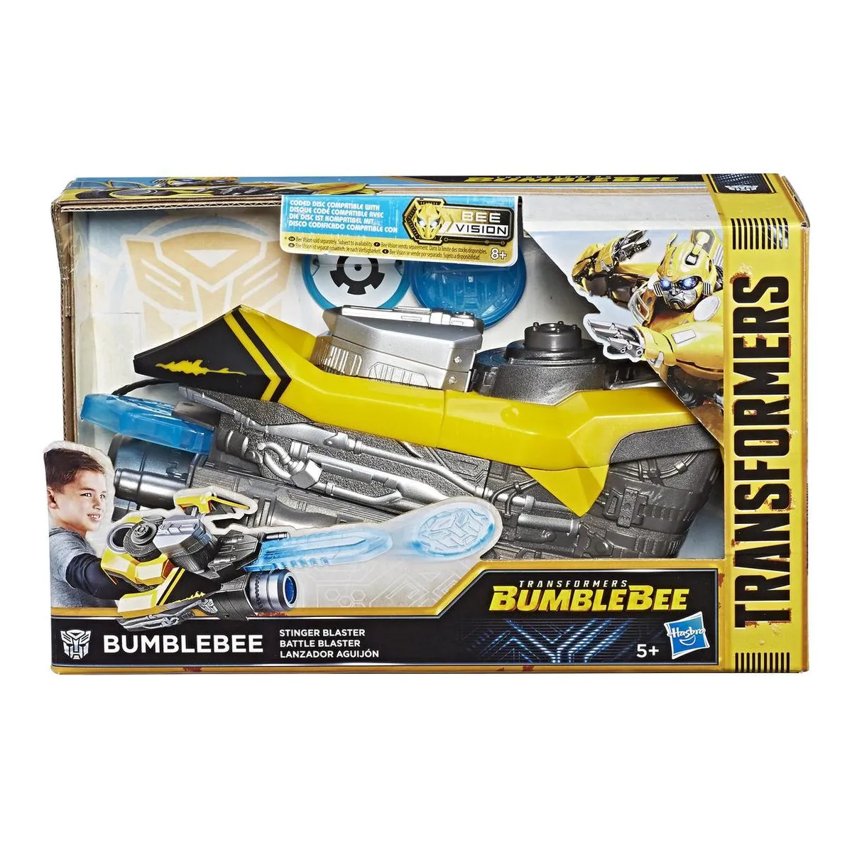 Transformers Bumblebee Stinger Blaster E0852EU4 - Geel