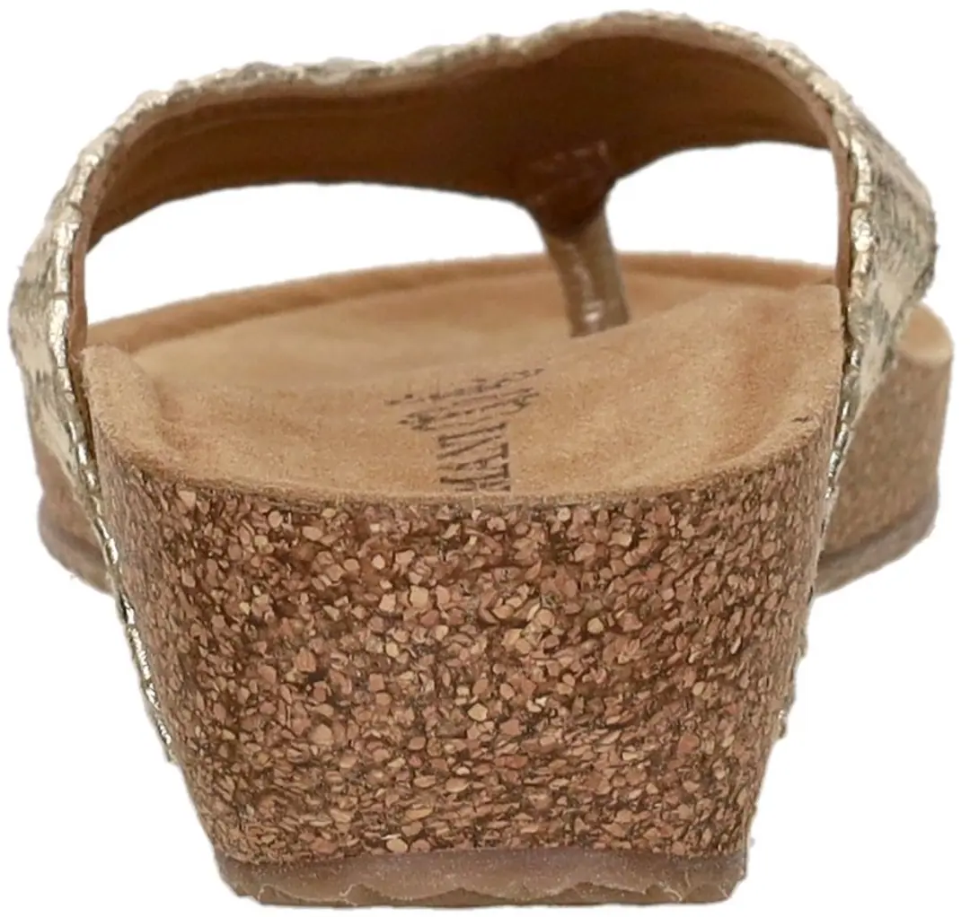 Lazamani Leia Teenslippers - goudkleur - Maat 44 - afbeelding 5 van 6