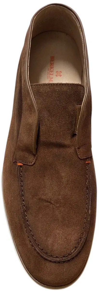 Berkelmans Almeria Castanha Suede Instappers Bruin Suede Heren - Bruin - 47 - afbeelding 2 van 4