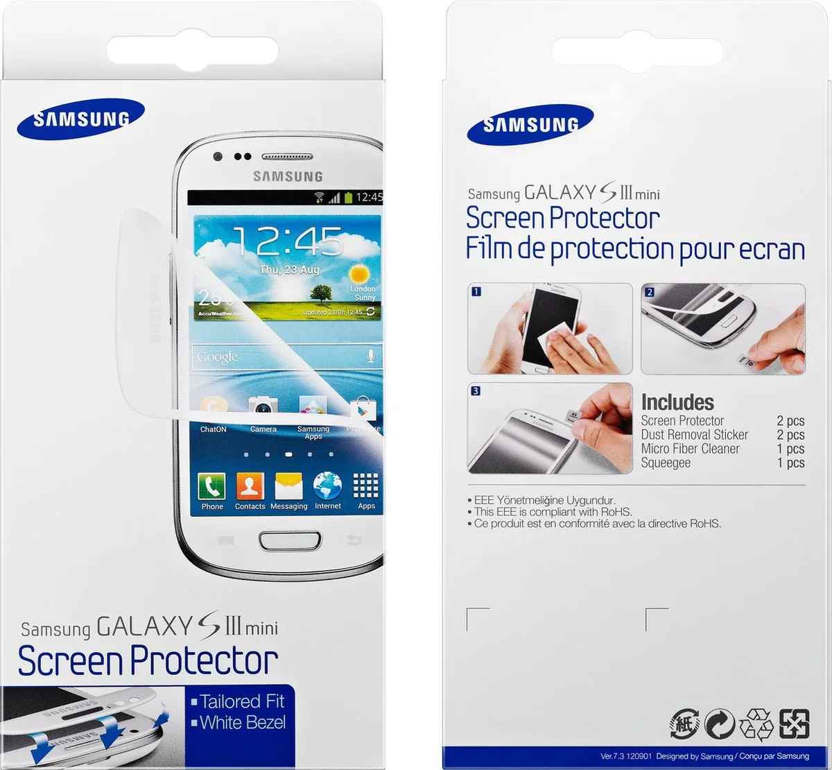 Samsung Screenprotector Galaxy S3 Mini