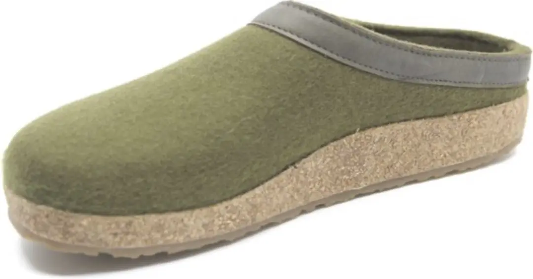 Haflinger Pantoffels Dames - Grizzly Torben - Olijfgroen - Maat 38 - afbeelding 3 van 5