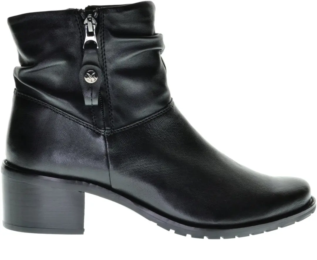 Caprice Zwart Soft Enkellaarzen maat 38.5