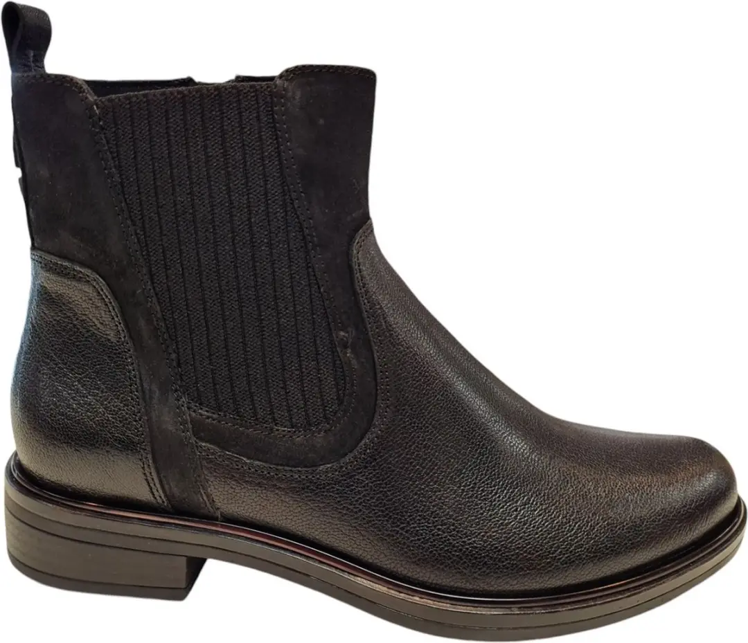 Caprice 9-9-25324-43 019 Black Combi Dames Enkellaarzen