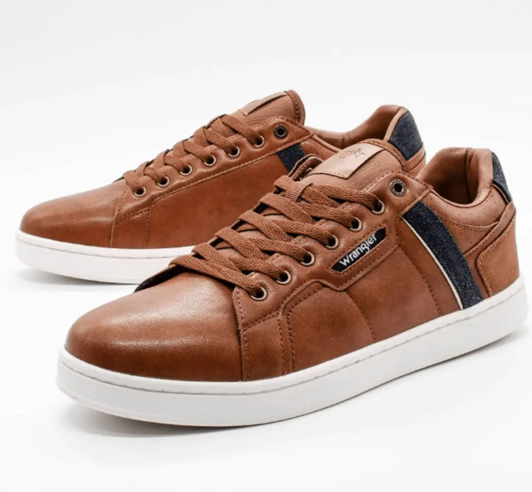 Wrangler Heren Sneaker Kit Men Low Tortoise Shell