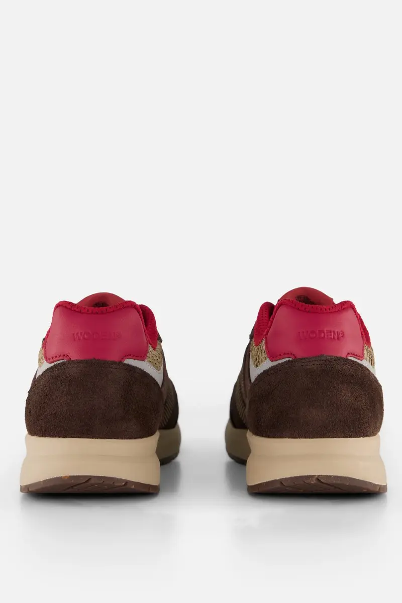 Woden Rigmor Open Mesh Sneakers bruin - afbeelding 5 van 6